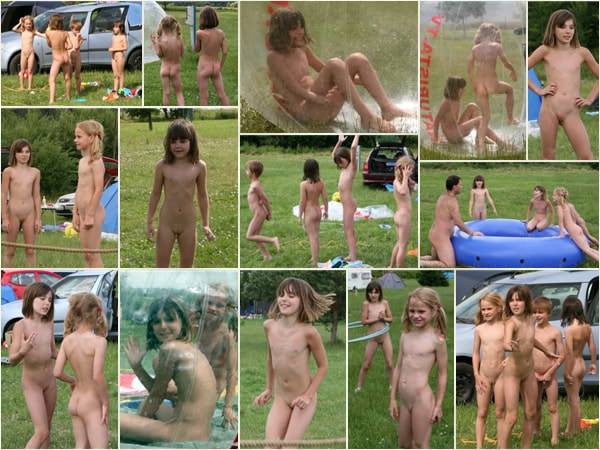 Young nudists photo - Fkk camp day one