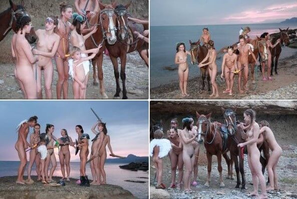 Mystical Horsey Riders Series photos - Nudism is a philosophy based on respect and trust