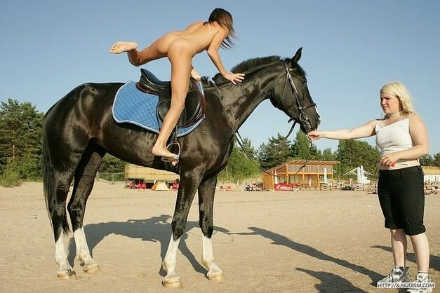 Ride on horseback - At the heart of nudism lies the idea of equality and respect for oneself and others