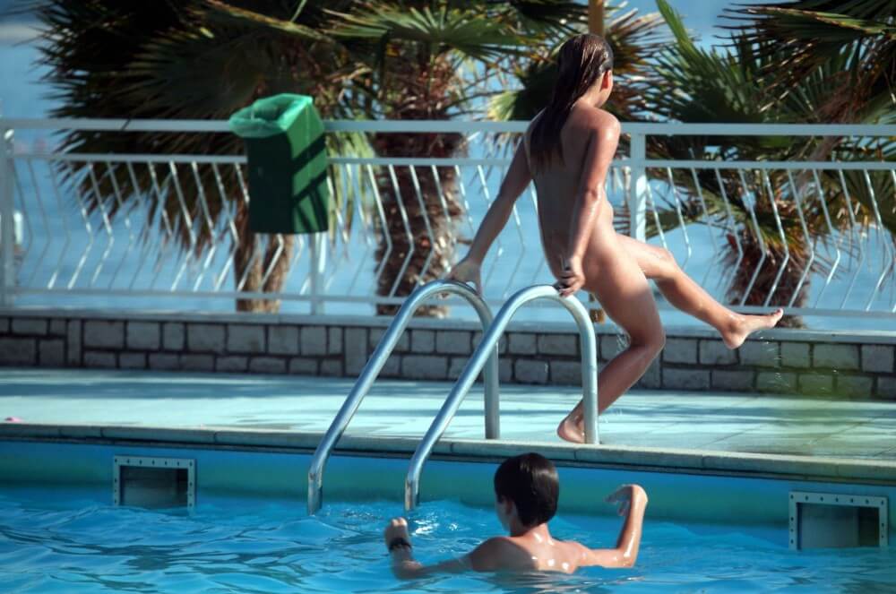 Pool Assortment Nudism Life - People practice nudism to achieve harmony with nature