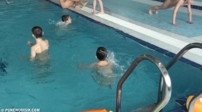 Poolside activities 1 Full HD - Nudity fosters the development of trust and sincere relationships