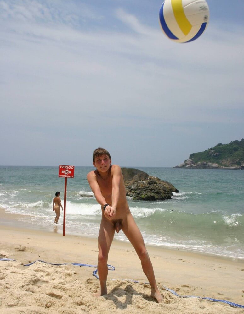 Brazilian val-ball goddess - A person without clothes is closer to nature