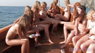 Candid HD: Nudist Boat Cruise Full HD video - Happiness is achieved by embracing naturism and nudism in ones life