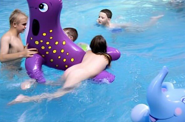 Indoor Waterside Day photo gallery - Nudism brings joy to life
