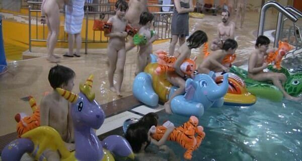 Indoor water runners 1 Full HD video - Nudism helps overcome shyness and insecurities