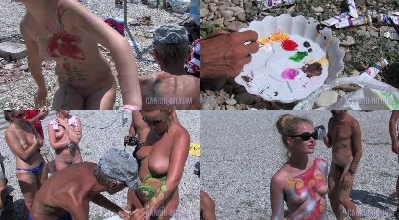 Body Art Festival 2008 Part 1 - Active naturists on vacation