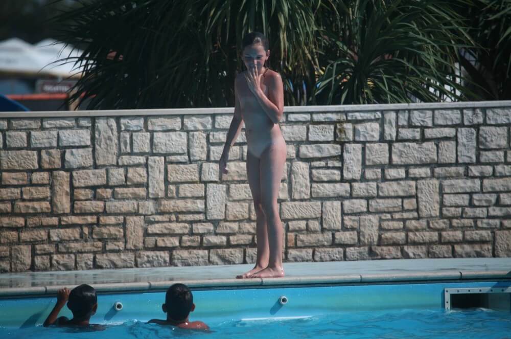 Naturist Pool-Side Singles photos - Striving for harmony with nature—its okay to be a little naked