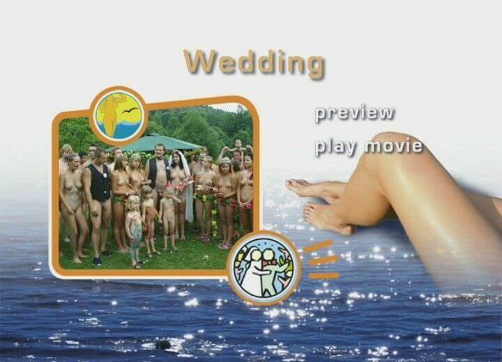 A wedding in a nudist collective - Naturism helps accept everyones differences and unique qualities