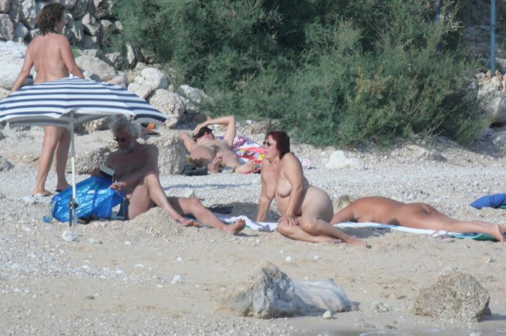 Croatian Baska Beach pics - Where nudism is commonplace