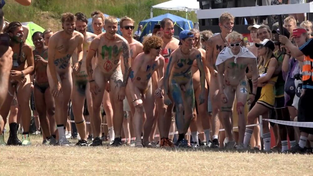 Roskilde Festival Full HD video - Nudism strengthens friendships and mutual respect among people