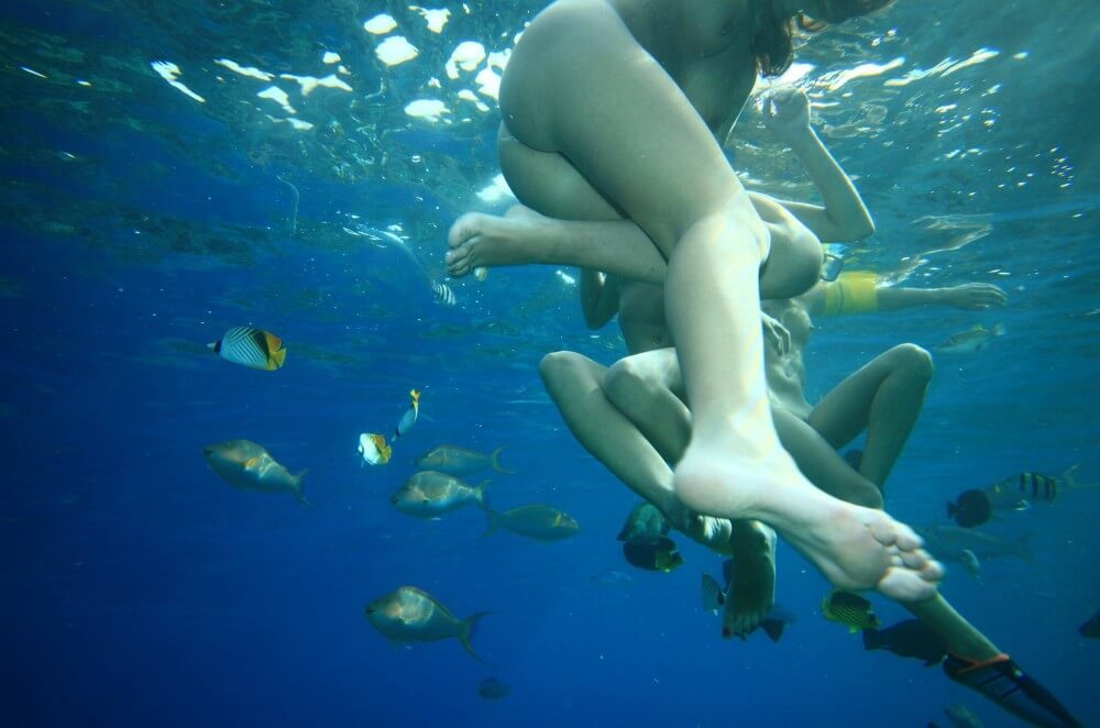 Egyptian Snorkelers Part - Naturism encourages you to value inner harmony and peace