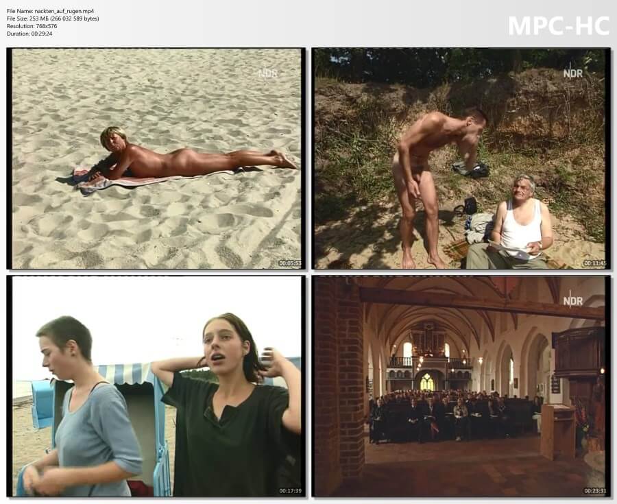 Nudist movie die nackten auf rugen HD - Watching us naked in nature