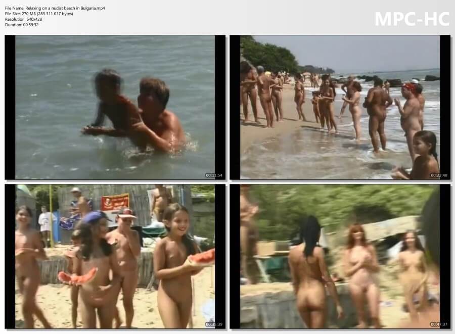 Relaxing on a nudist beach in Bulgaria - Nudity is seen as a natural and beautiful aspect of life