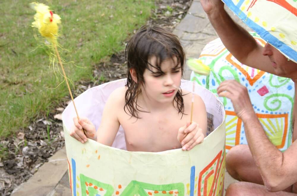 Easter 2X Eggs Outdoors photos - Nudism is an expression of freedom and individuality