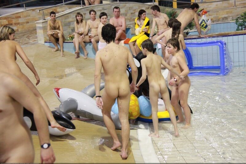 Pool day celebration Big gallery - Undressing is permissible only within ones own community
