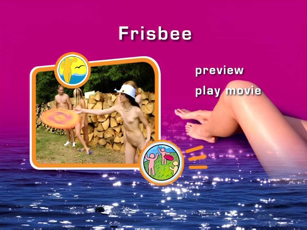 Naturist Freedom - Frisbee DVD - Naturists love movement and activity