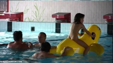 Floating On Our Rafts 1 - Supporters of naturism live in harmony with nature