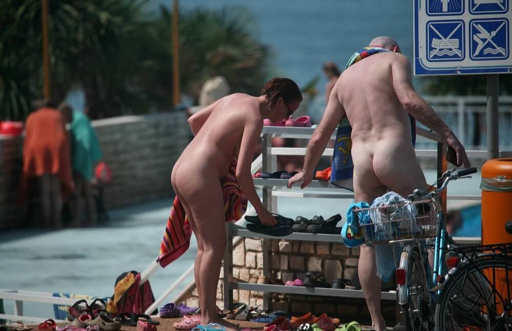 Pool Arrivals and Departures pics - Nudity as part of a life free from shame and fear of ones own nakedness