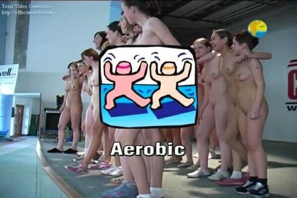 Naturist Freedom: Aerobic - Naturalness and freedom go hand in hand with naturism