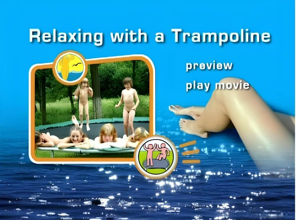 Naturist Freedom: Relaxing with a trampoline DVD - Freedom as the core principle of naturism