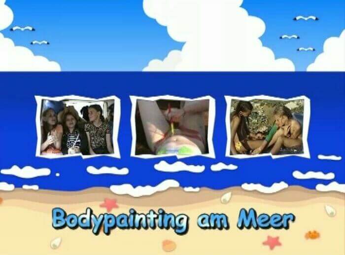 Naturistin: Bodypainting am Meer - Events with completely naked people