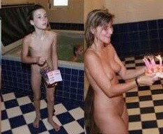 Naturists celebrates birthday photos - Nudity fosters trust and mutual understanding among people