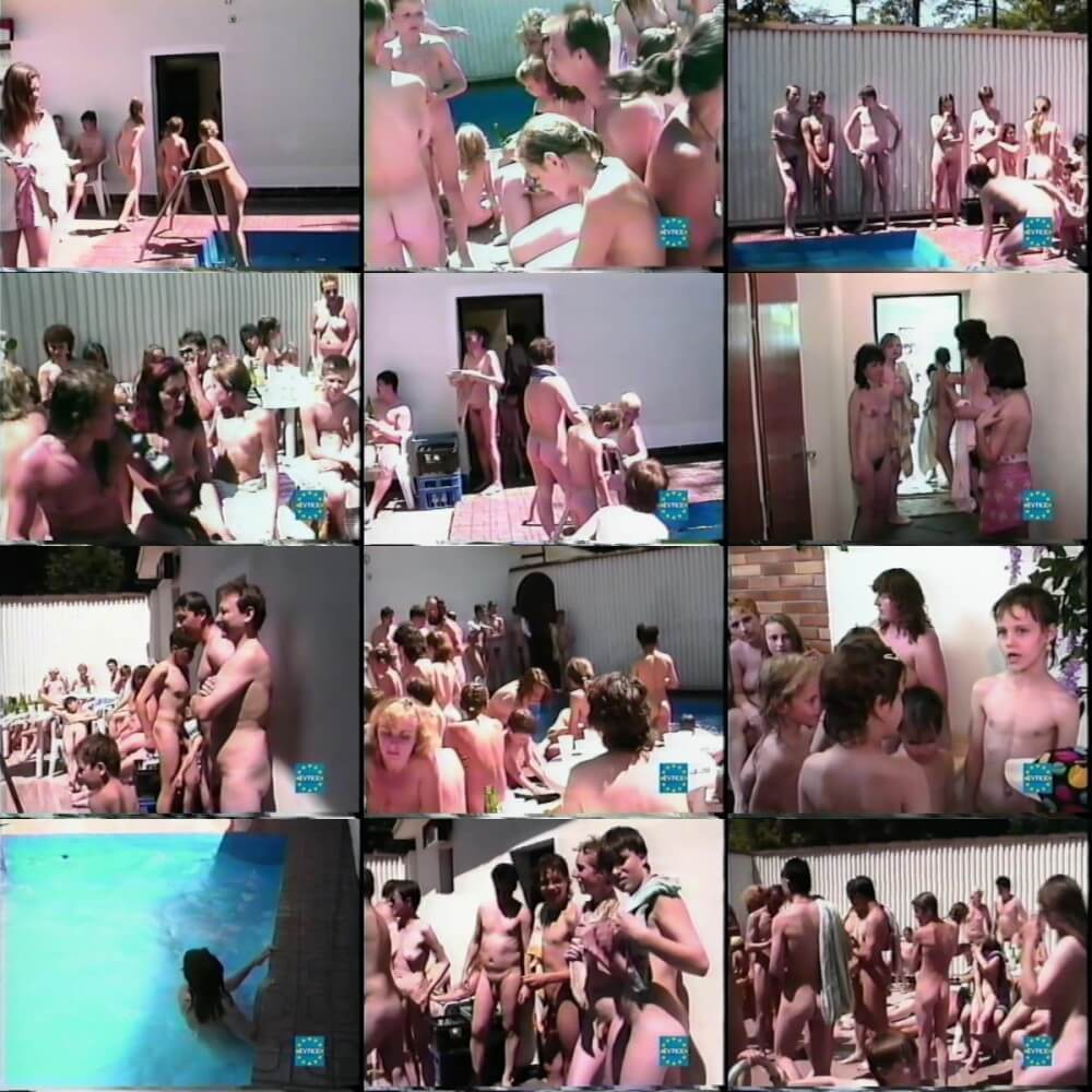 EVFKK - Naked in the Cabana - Living together in nature is a hallmark of nudists